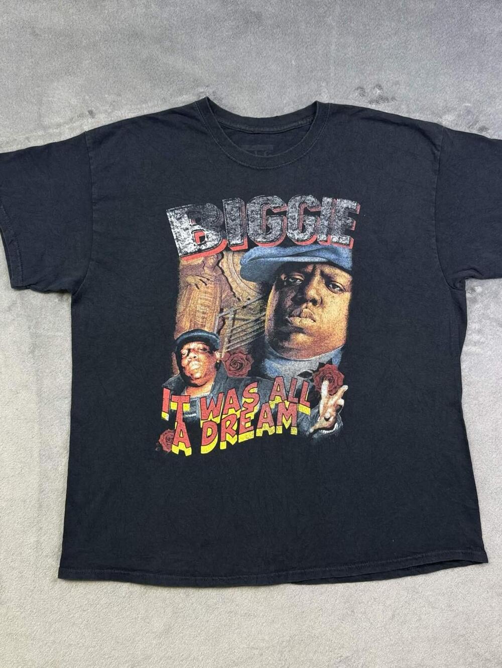 B.I.G Vintage Notorious Black Graphic T-Shirt